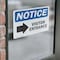 Signmission Visitor Entrance Right Arrow Sign, Vinyl Decal, 14in W x 10in L, 2PK OS-2PACK-NS-D-1014-L-18880 - alternate 6